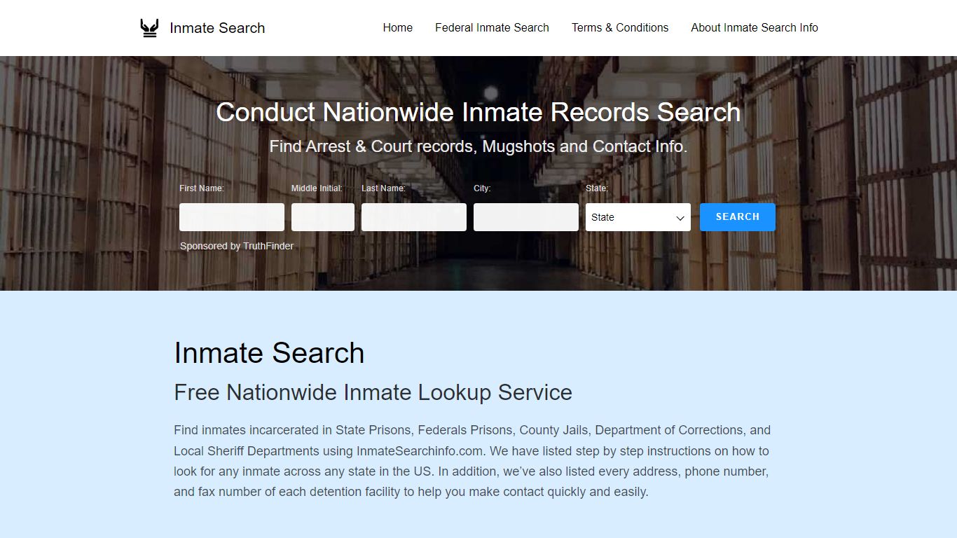 Free West Virginia Inmate Lookup – WV DOC Inmate Locator